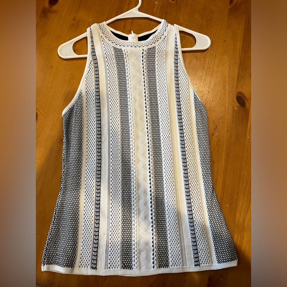 White House Black Market Embroidered Tank